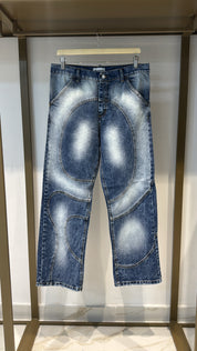 JEANS BAGGY ABSTRACT