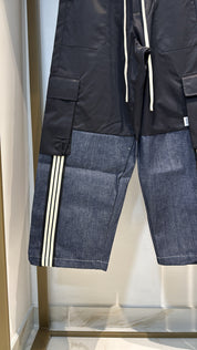 JEANS CARGO DOUBLE HYDO NERO