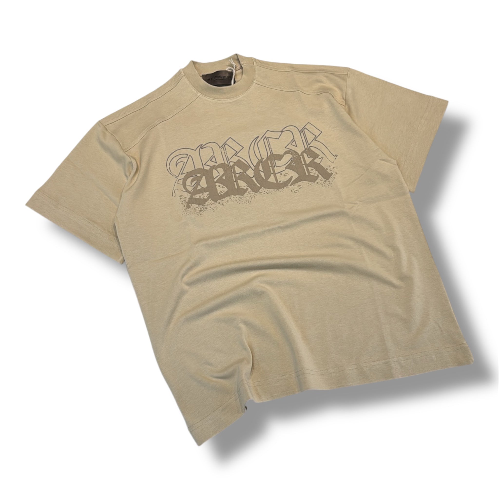 T-SHIRT SCRIPT PREMIUM JM BEIGE