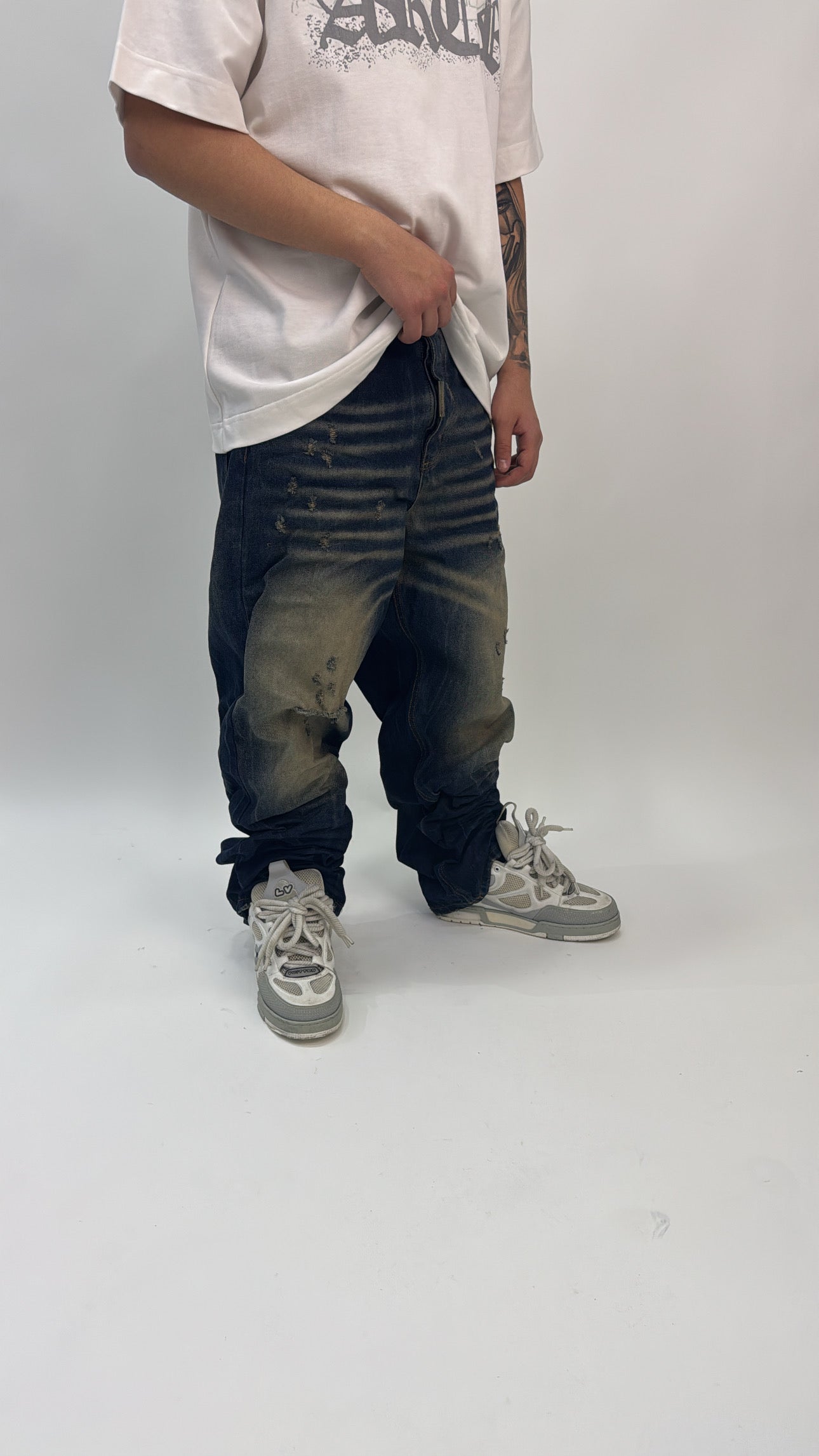 JEANS BAGGY CARBONFADE BLU CIANOTIC