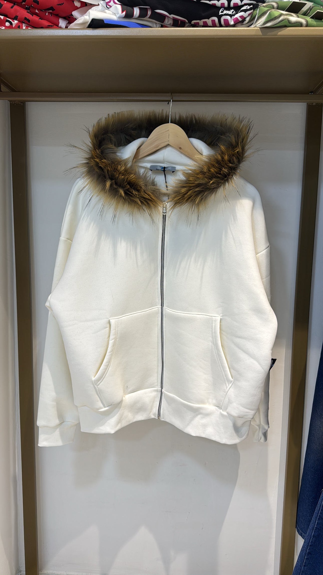 FELPA MOD.GEOLIER CIANOTIC BIANCO