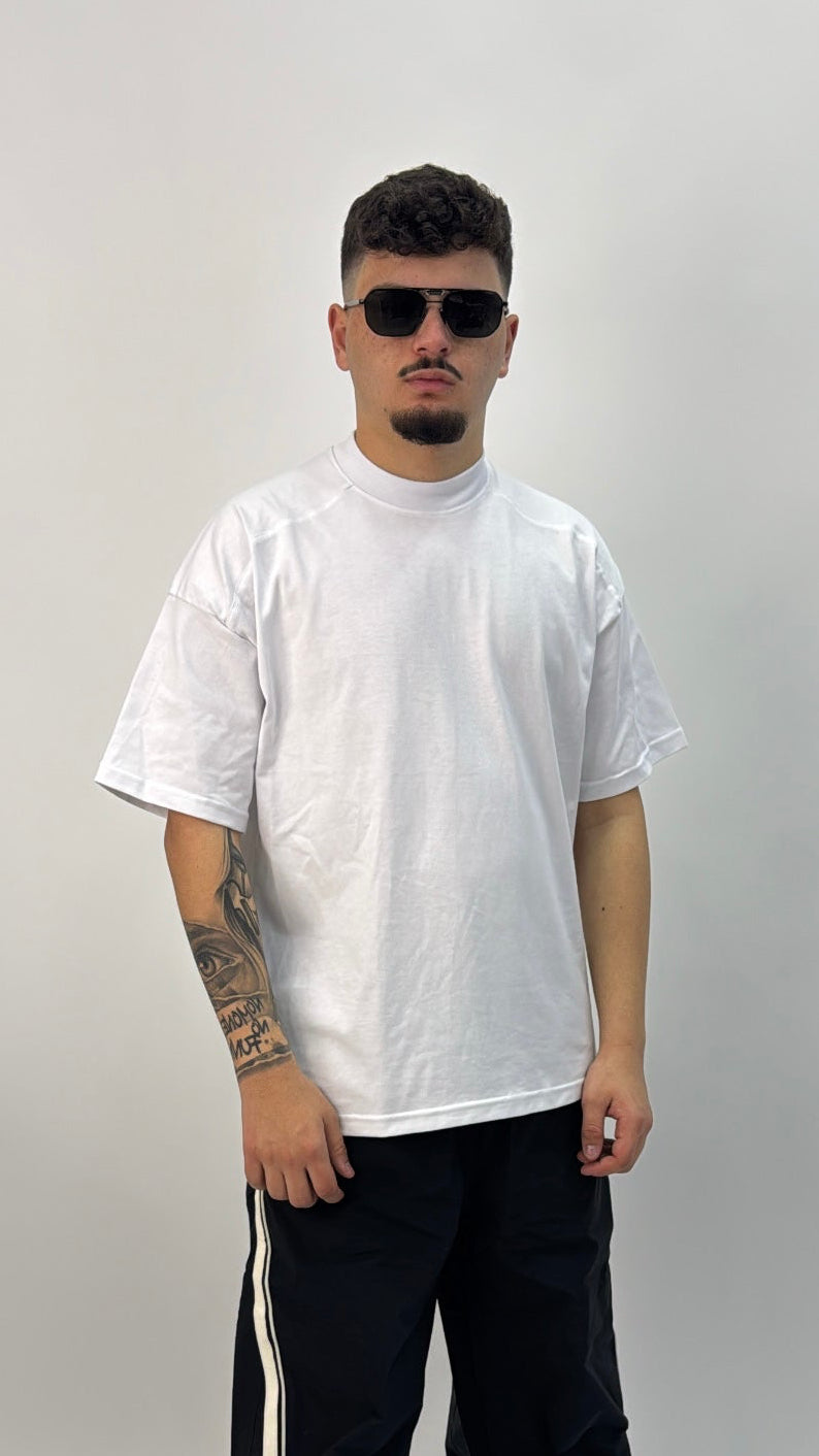 T-SHIRT BASIC CIANOTIC BIANCO