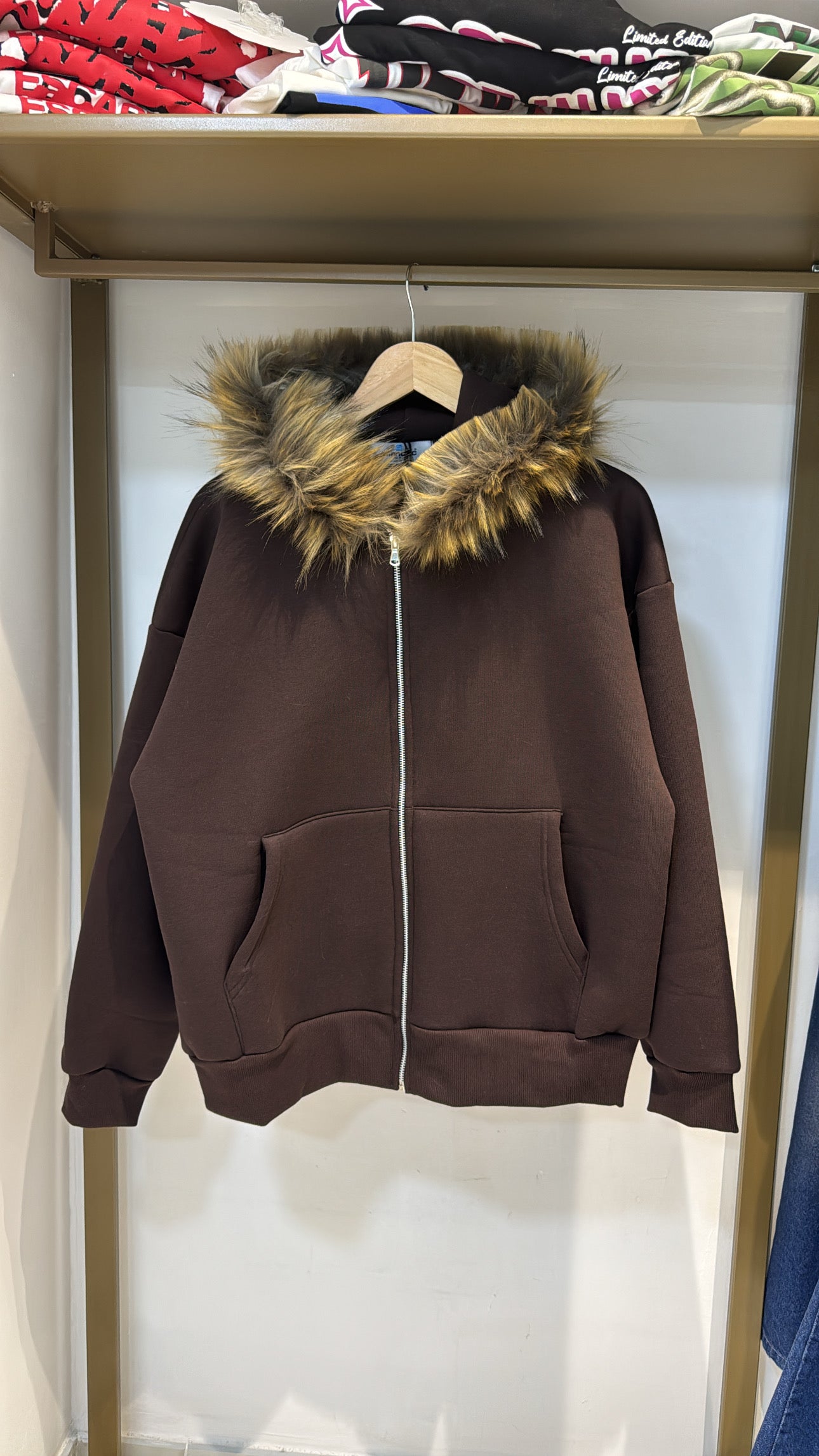 FELPA MOD.GEOLIER CIANOTIC MORO