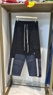 JEANS CARGO DOUBLE HYDO NERO