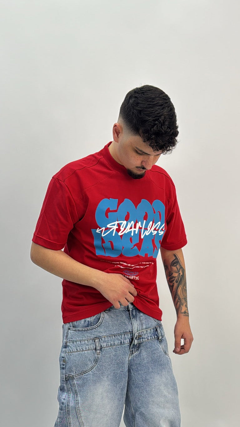 T-SHIRT GOOD CIANOTIC ROSSO