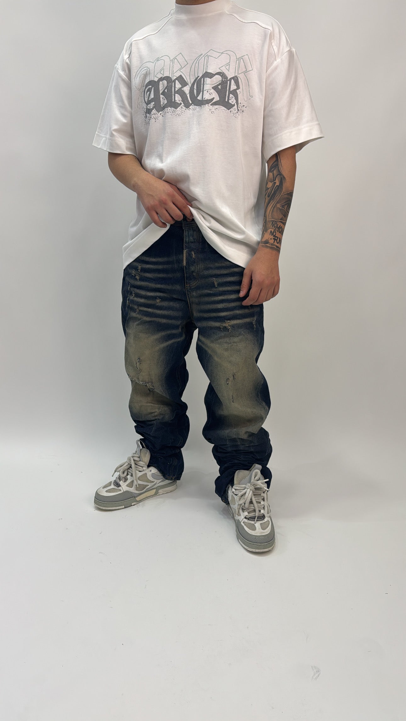 JEANS BAGGY CARBONFADE BLU CIANOTIC