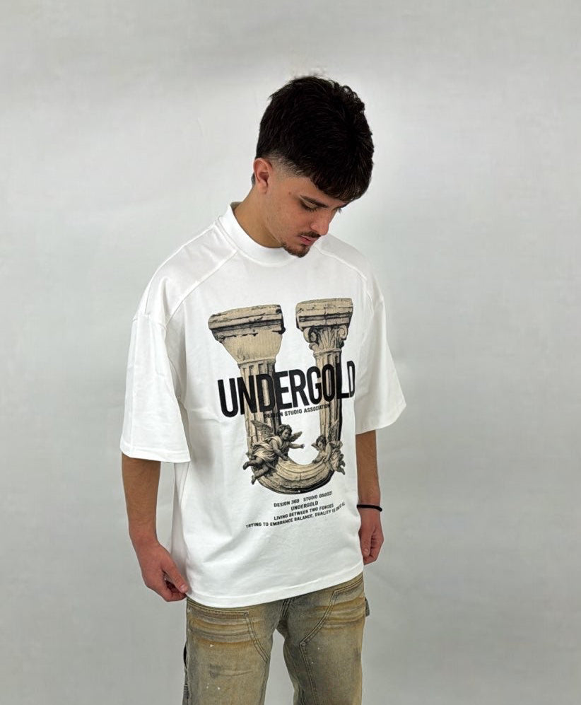 T-SHIRT PREMIUM UNDERGOLD BIANCA