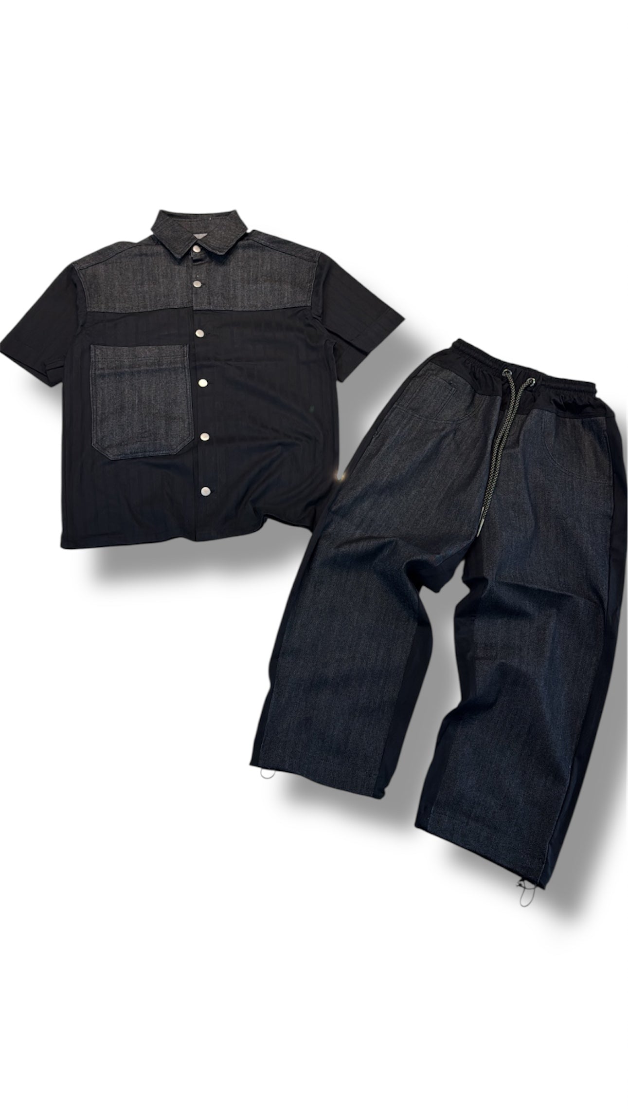 COORDINATO BLACK DENIM