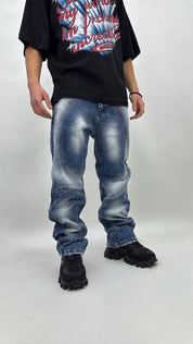 JEANS BAGGY ABSTRACT