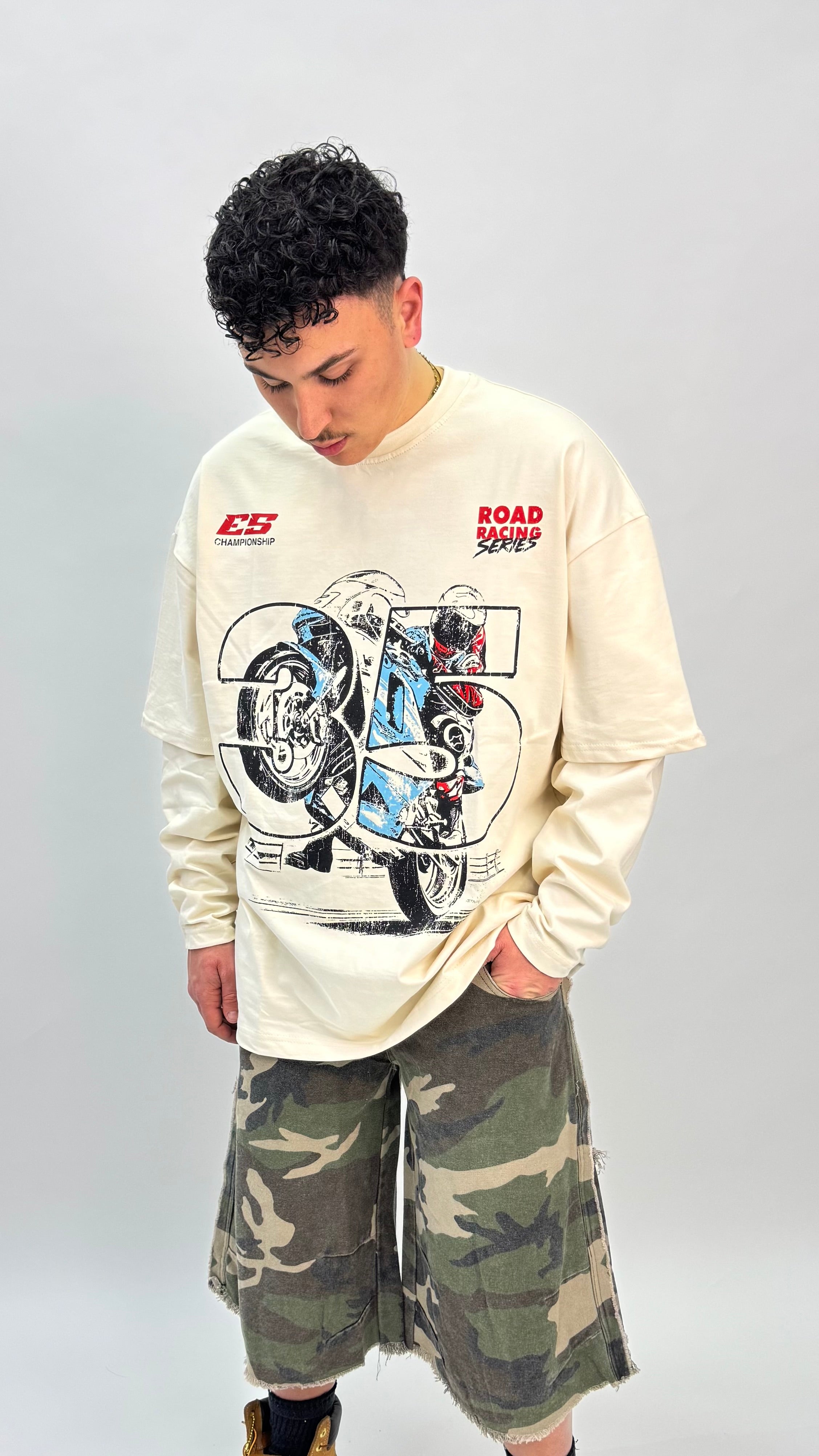 T-SHIRT DOUBLESLEEVE 35 JM BEIGE