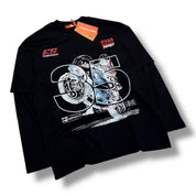 T-SHIRT DOUBLESLEEVE 35 JM NERO