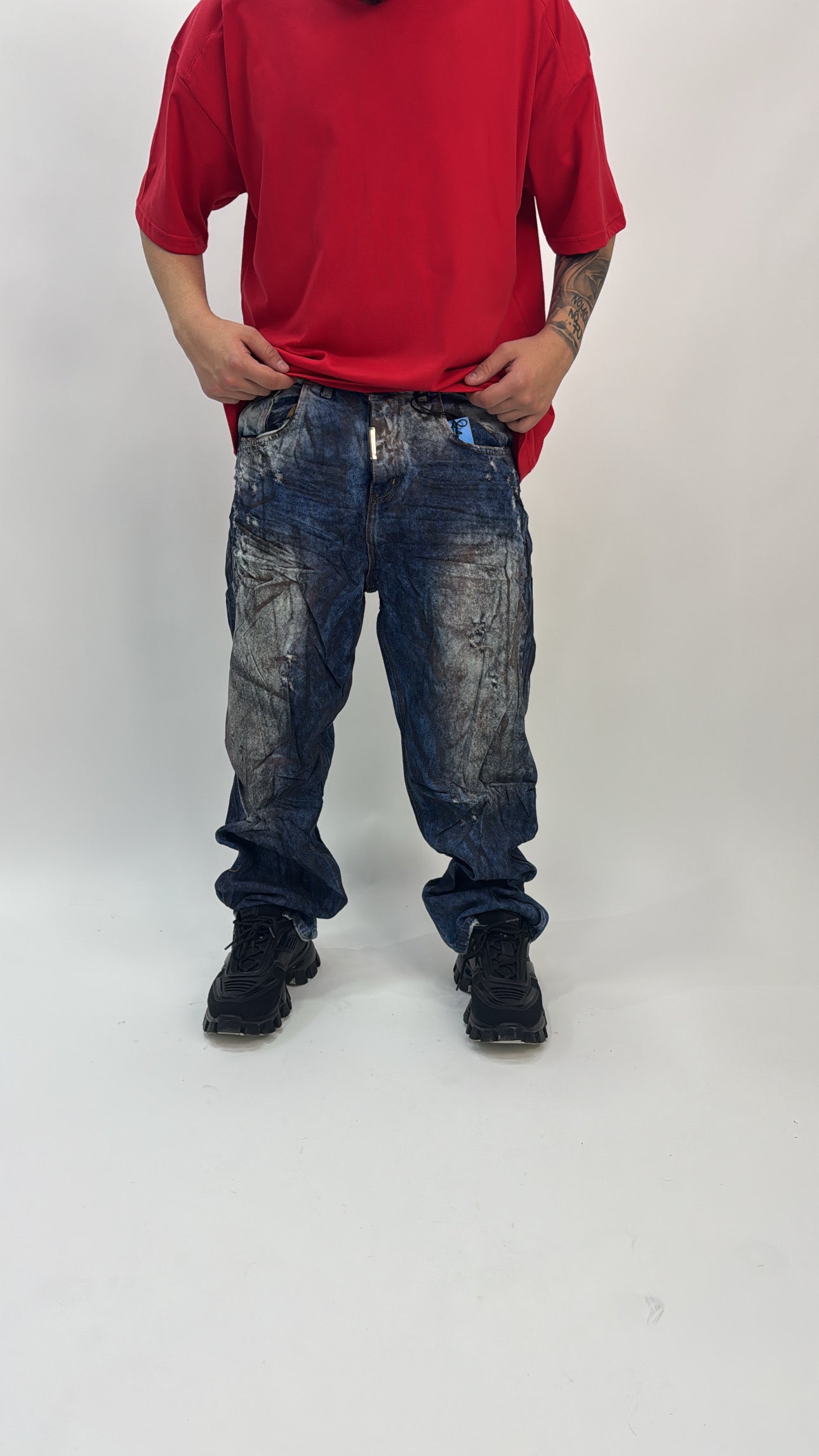 JEANS BAGGY OLD RIVER BLU CIANOTIC