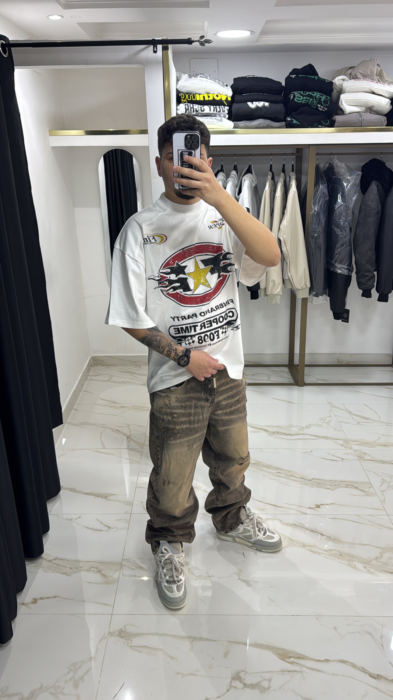 JEANS BAGGY SABBIA CIANOTIC