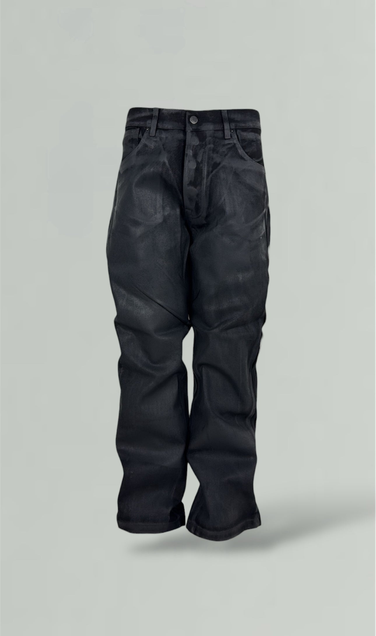 JEANS BAGGY SPALMATO PASSION