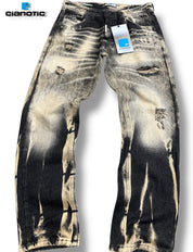 JEANS MMT BLACK SABBIATO CIANOTIC