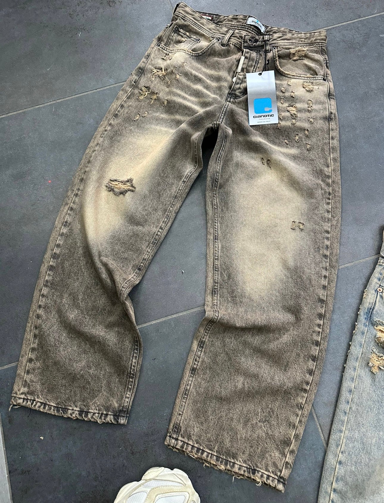 JEANS BAGGY SABBIA CIANOTIC