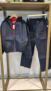 COORDINATO DENIM GIUBOTTO E JEANS IN DENIM HYDO